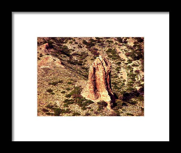 Hands Framed Print featuring the photograph Big Bend's Praying Hands by Linda Cox