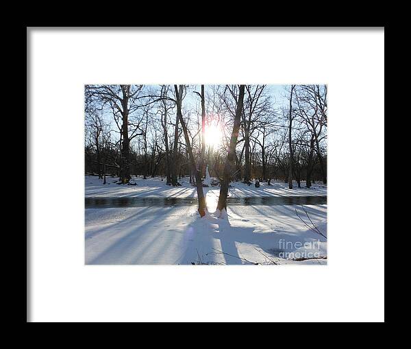 Big Darby Creek 3 Framed Print featuring the photograph Big Darby Creek 3 by Paddy Shaffer