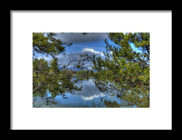 Tetons Framed Print featuring the photograph Big Teton by Jack R Perry