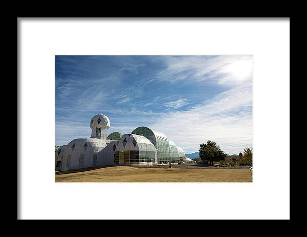 Nobody Framed Print featuring the photograph Biosphere 2 by Wladimir Bulgar/science Photo Library