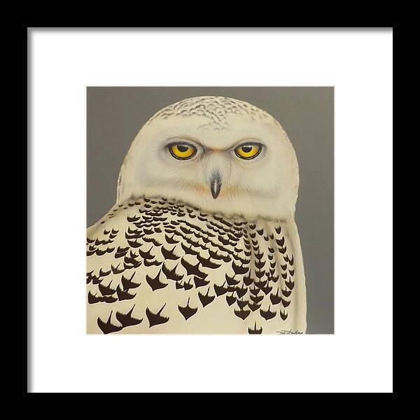 Birds Of A Feather Framed Print featuring the painting Birds of a Feather by Darren Robinson