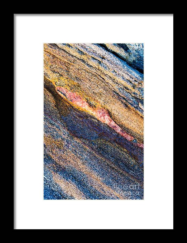 Abstract Framed Print featuring the photograph Bit of Red by Tamara Becker