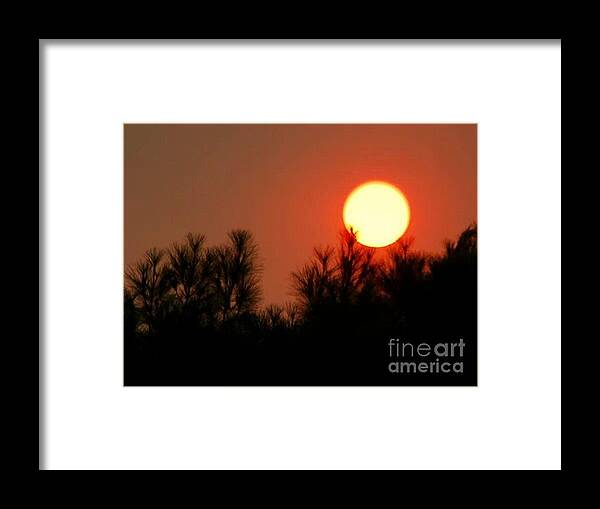 High Desert Framed Print featuring the photograph Bitter-SweeT BeauTiFuL ReD SunRiSE... by Angela J Wright