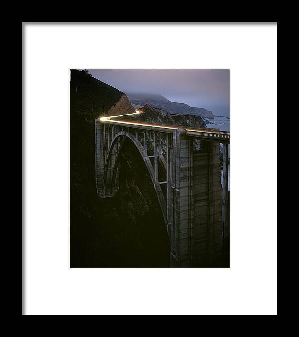 Bixby Creek Framed Print featuring the photograph Bixby Bridge by Alexander Fedin