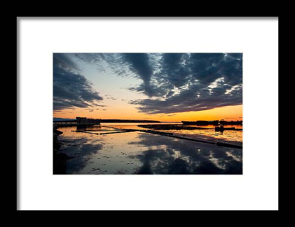  Breakwater Framed Print featuring the photograph Black Cloud Hulk by Darren Bradley