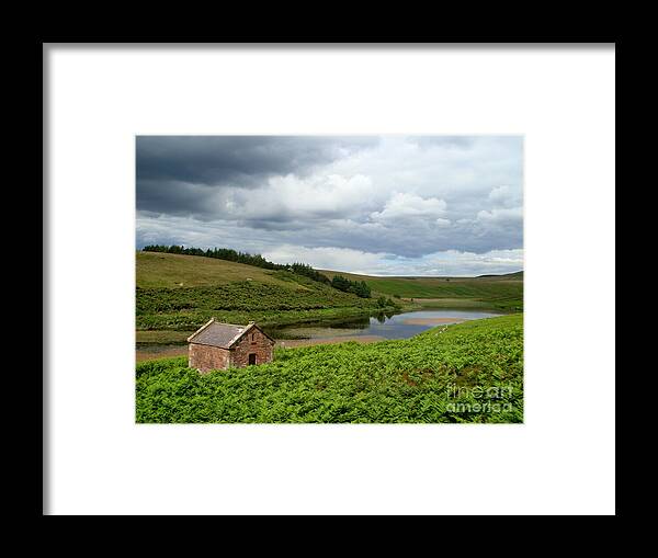 Landscape Framed Print featuring the photograph Black Springs Measuring House by Yvonne Johnstone