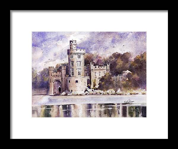 Keith W Thompson Framed Print featuring the painting Blackrock Castle Cork County Cork Ireland by Keith Thompson