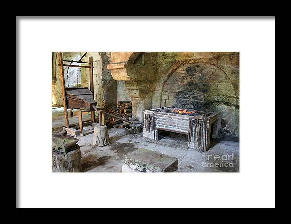 Blacksmith Framed Print featuring the photograph Blacksmiths Workshop by Christiane Schulze Art And Photography