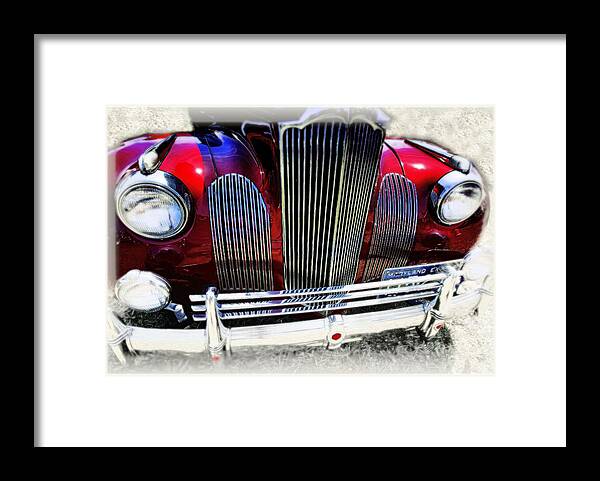 Antique Cars Framed Print featuring the photograph Bling 2 by Robert McCubbin