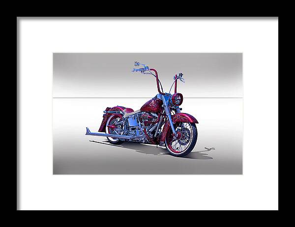 Art Framed Print featuring the photograph Bling Bling Studio Bike by Dave Koontz