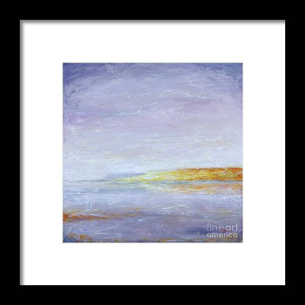 Painting Framed Print featuring the painting Bliss by Cristina Stefan