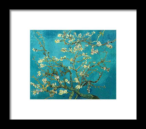 Van Gogh Framed Print featuring the painting Blossoming Almond Tree by Vincent Van Gogh