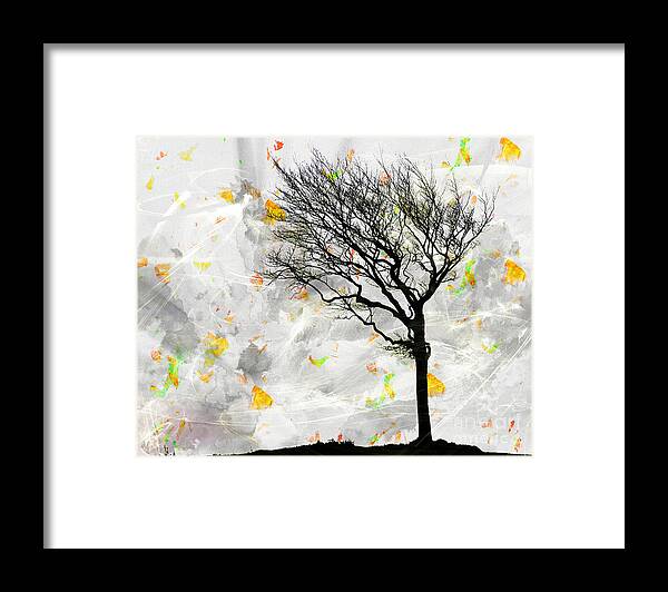 Modern Framed Print featuring the photograph Blowing it the Wind by Edmund Nagele FRPS