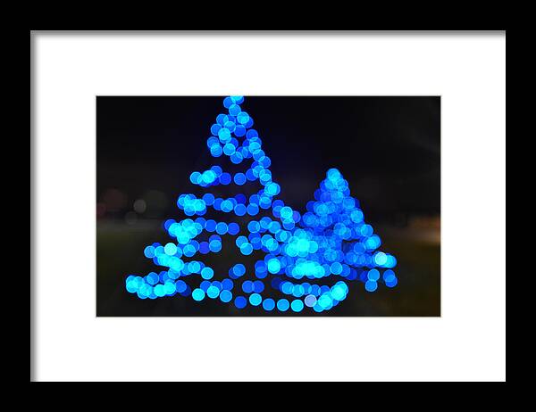 Blue Framed Print featuring the photograph Blue Christmas by Steve Myrick