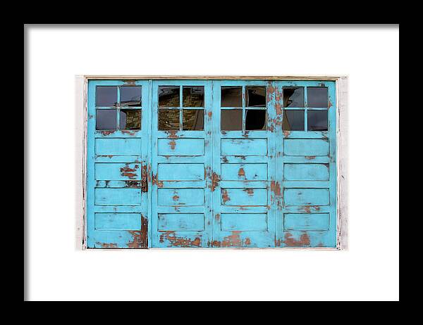 Door Framed Print featuring the photograph Blue Door by Tony Grider