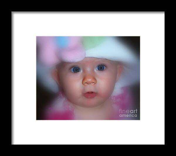 Blue Eyes Framed Print featuring the photograph Blue Eyes by Patrick Witz
