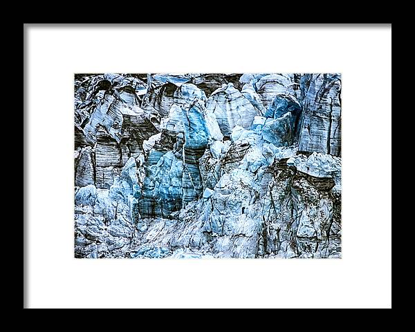 Alaska Framed Print featuring the photograph Blue Ice by John Haldane