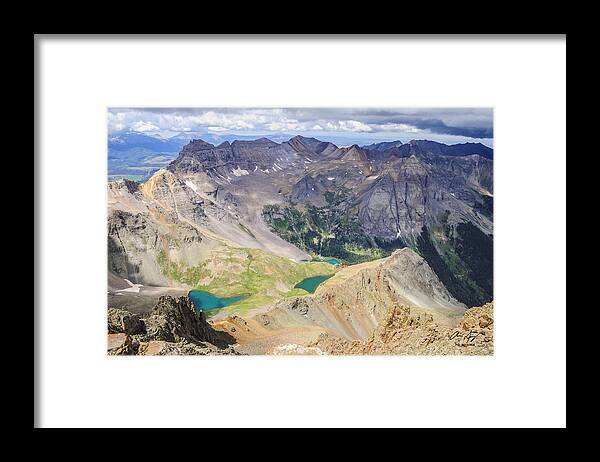 Colorado Framed Print featuring the photograph Blue Lakes by Aaron Spong