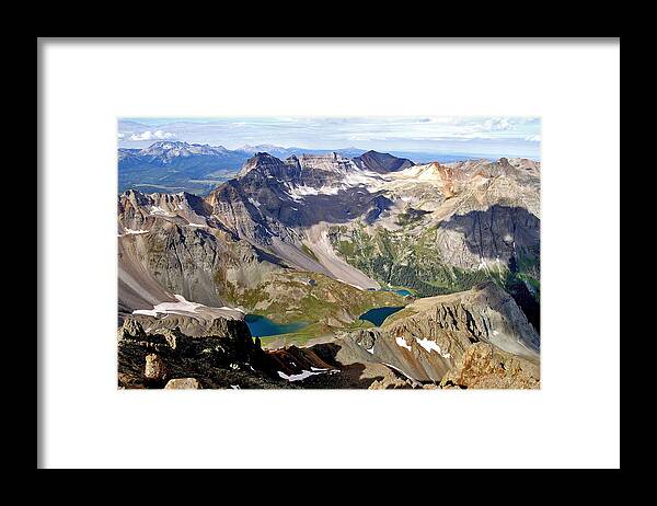 Blue Lakes Beauty Framed Print featuring the photograph Blue Lakes Beauty by Jeremy Rhoades