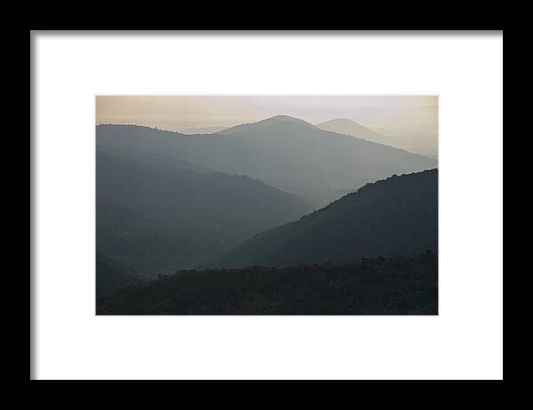 Virginia Framed Print featuring the photograph Blue Ridge Morning by Jon Exley