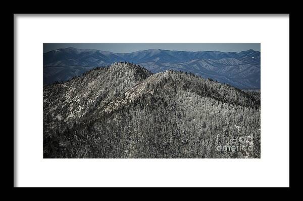 North Carolina Framed Print featuring the photograph Blue Ridge Parkway Visitor's Center at Waterrock Knob #1 by David Oppenheimer