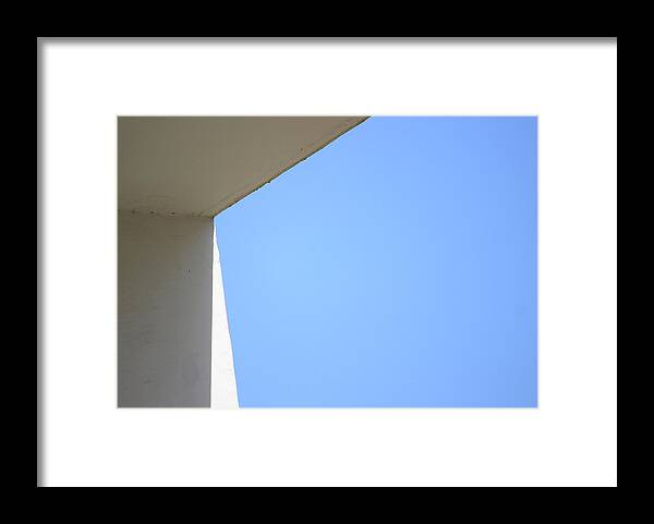 Less Is More Framed Print featuring the photograph Blue Sky by Prakash Ghai