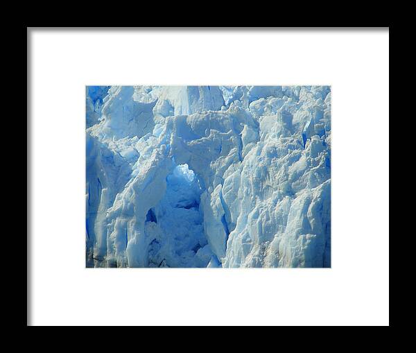 Alaska Framed Print featuring the photograph Blue Tunnel by Lew Davis