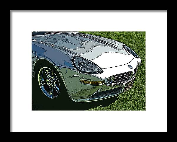 Bmw Framed Print featuring the photograph BMW Z8 Nose Study by Samuel Sheats