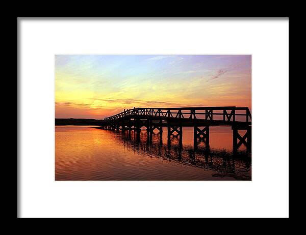 Mpgartworks Framed Print featuring the photograph Boardwalk to Heaven 2 by MPG Artworks