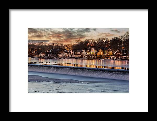 Boat House Row Framed Print featuring the photograph Boathouse Row Philadelphia PA by Susan Candelario