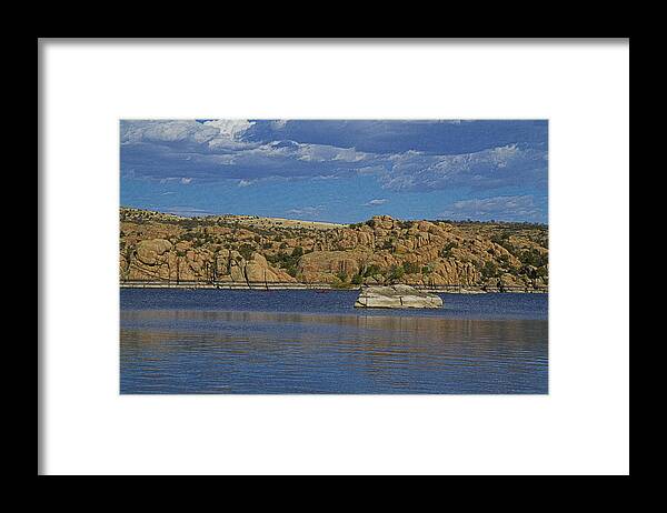 Boating Framed Print featuring the photograph Boating at the Dells by Tom Kelly