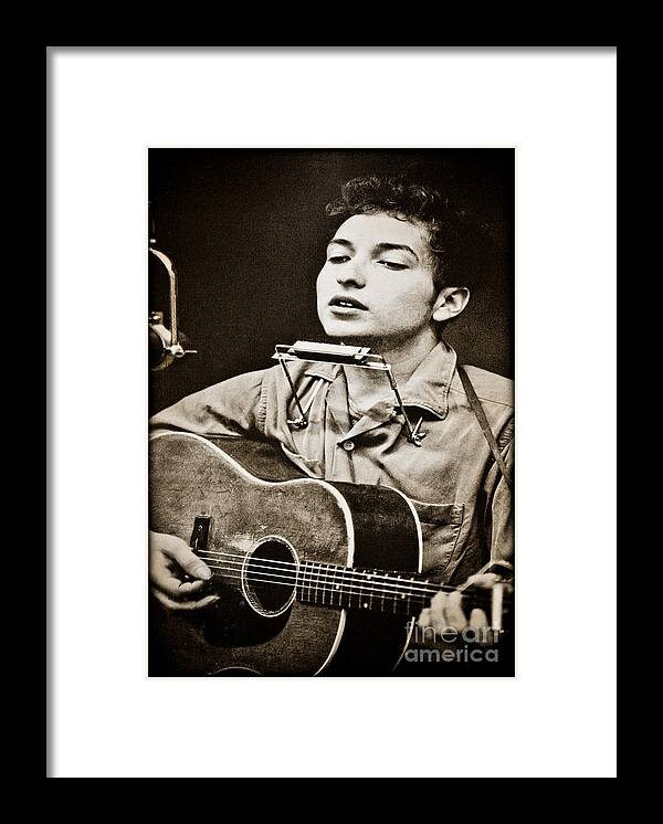 Folk Framed Print featuring the photograph Bob Dylan by Gary Keesler