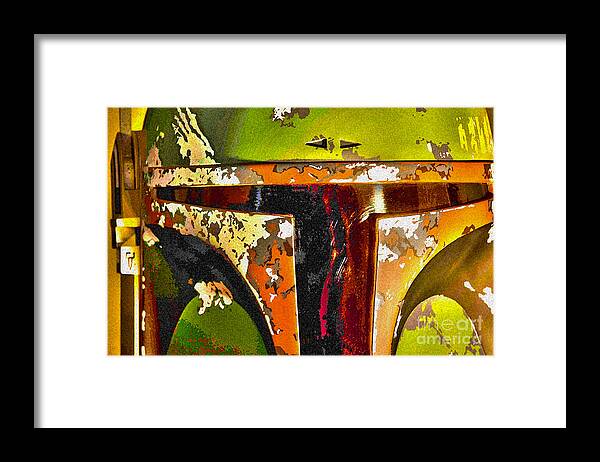 Boba Framed Print featuring the photograph Boba Fett Helmet 13 by Micah May