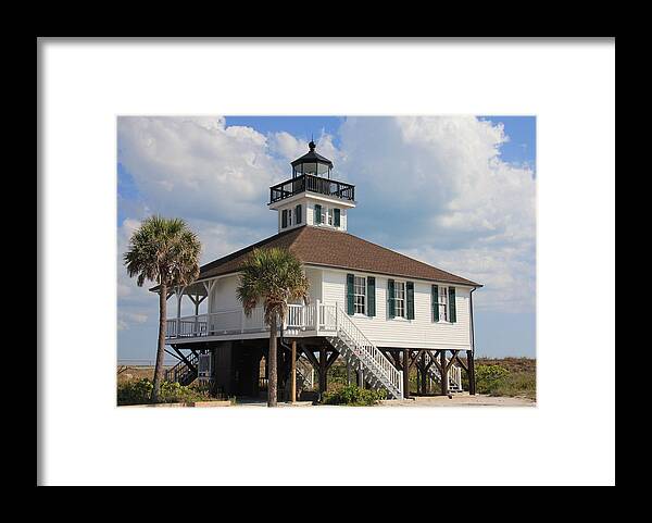 Lighthouse Framed Print featuring the photograph Boca Grande by Rosalie Scanlon