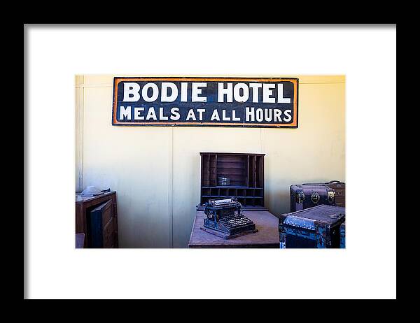 Bodie Hotel Framed Print featuring the photograph Bodie Hotel by Priya Ghose