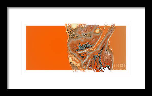 Abstract Framed Print featuring the photograph Body by Stelios Kleanthous