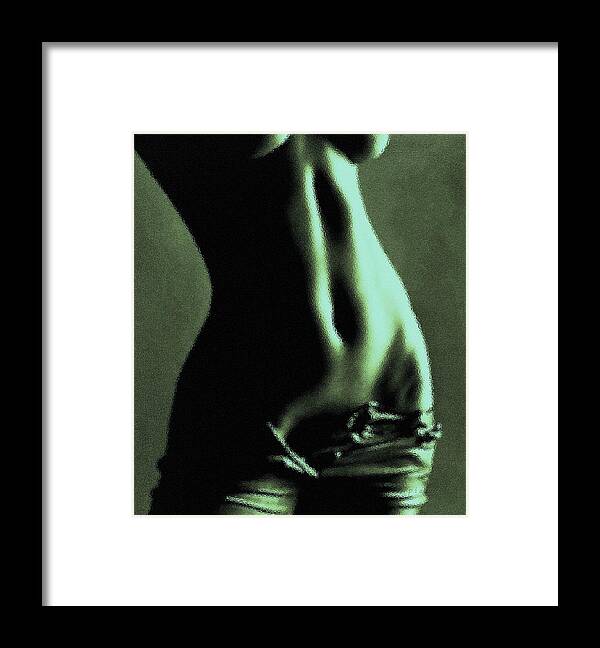 Body Framed Print featuring the painting Body Waves 17 by Piety Dsilva