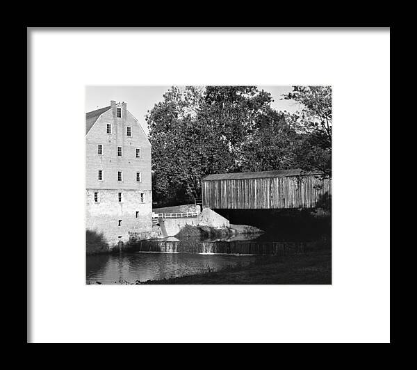 Grist Mill Framed Print featuring the photograph Bollinger Mill by Harold Rau
