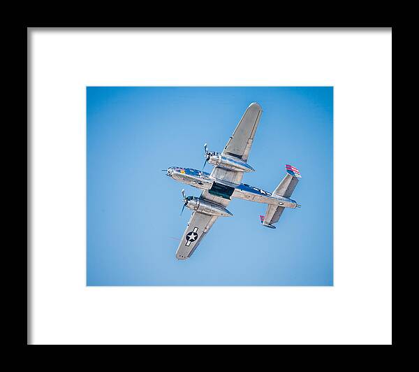 Airfest 2014 Framed Print featuring the photograph Bombs Away by Jeff Donald