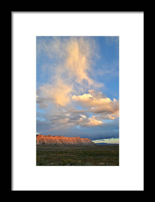 Bookcliffs Framed Print featuring the photograph Bookcliffs 170 by Ray Mathis