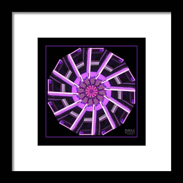 Kaleidoscope Framed Print featuring the photograph Boots in a Spin by Barbara MacPhail