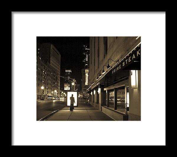 Boston Framed Print featuring the photograph Boston Glow Toned by Frank Winters