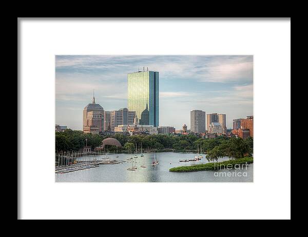 Clarence Holmes Framed Print featuring the photograph Boston Skyline I by Clarence Holmes