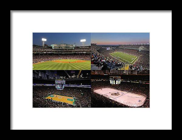 Holiday Gifts For Framed Print featuring the photograph Boston Sport Teams and Fans by Juergen Roth