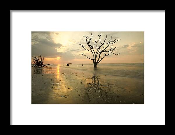 Dawn Framed Print featuring the photograph Botany Bay Beach by Doug McPherson