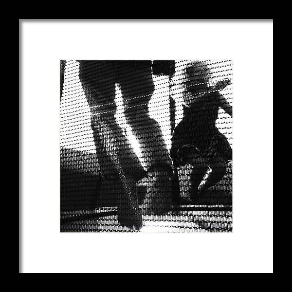 Enjoy Framed Print featuring the photograph Bounce #iphoneography by Aleck Cartwright