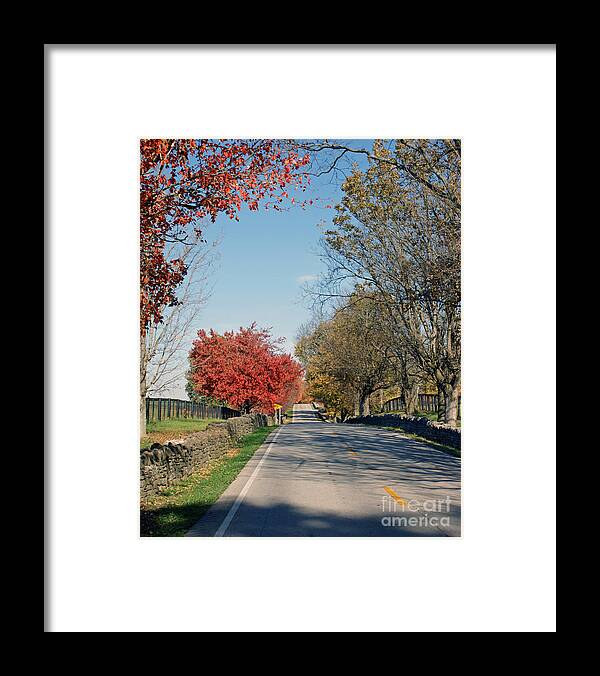 Borurbon County Framed Print featuring the photograph Bourbon County Fall by Roger Potts