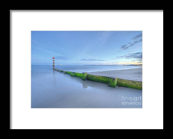 Yhun Suarez Framed Print featuring the photograph Bournemouth Beach Sunset by Yhun Suarez