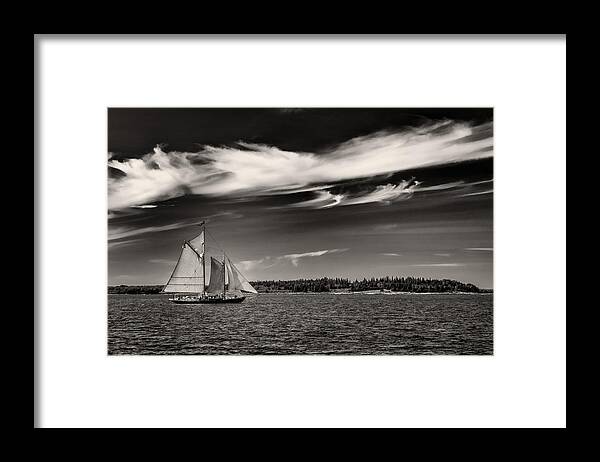 Windjammer Framed Print featuring the photograph Bowditch No. 2 by Fred LeBlanc