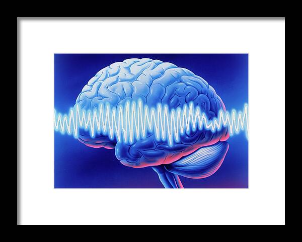 Brainwave Framed Print featuring the photograph Brainwaves by John Bavosi